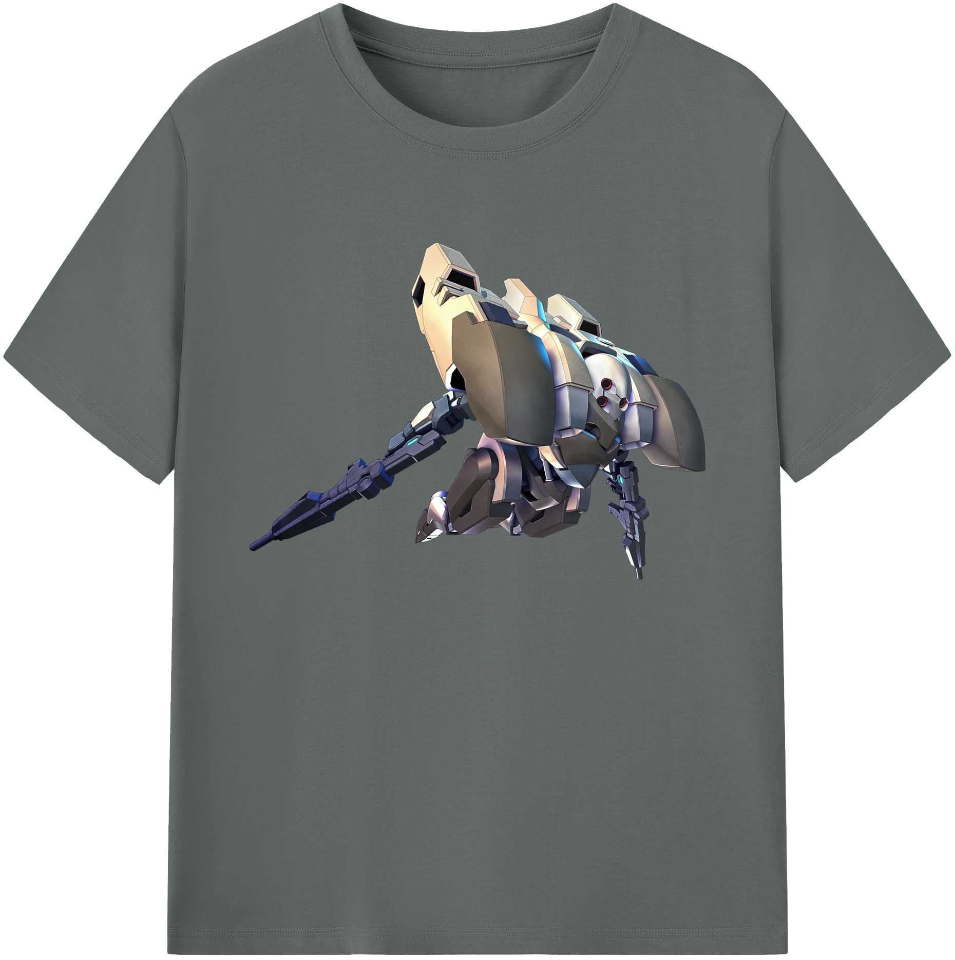 （画像用） 機動戦士ガンダム Mobile Suit Gundam 綿100％ メンズ半袖Tシャツ｜肌触りやわらか＆通気性